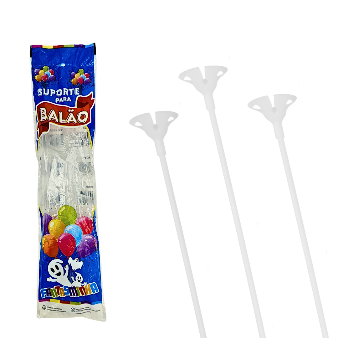 SUPORTE PARA BALÃO - TRANSPARENTE