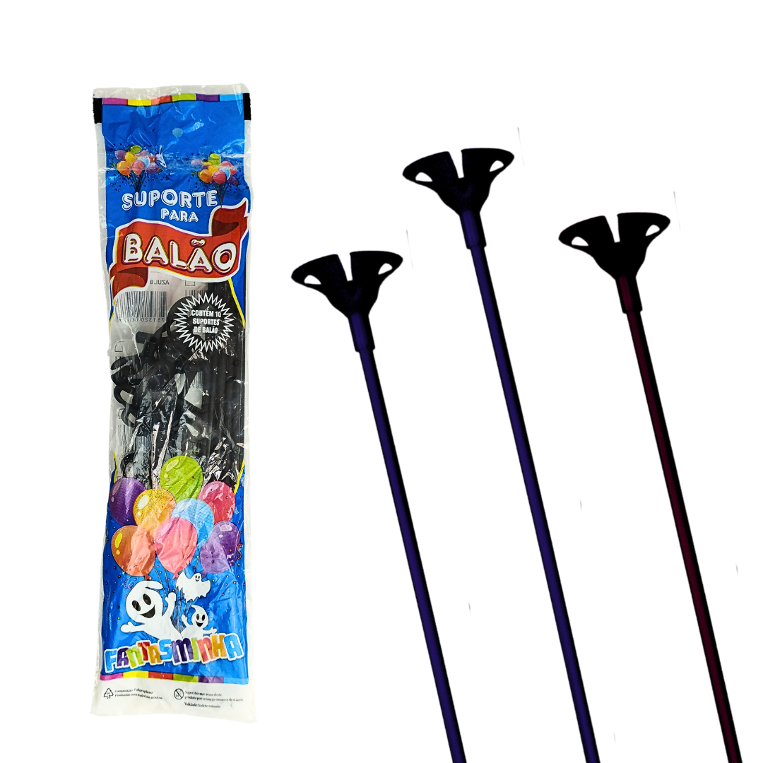SUPORTE PARA BALÃO - PRETA